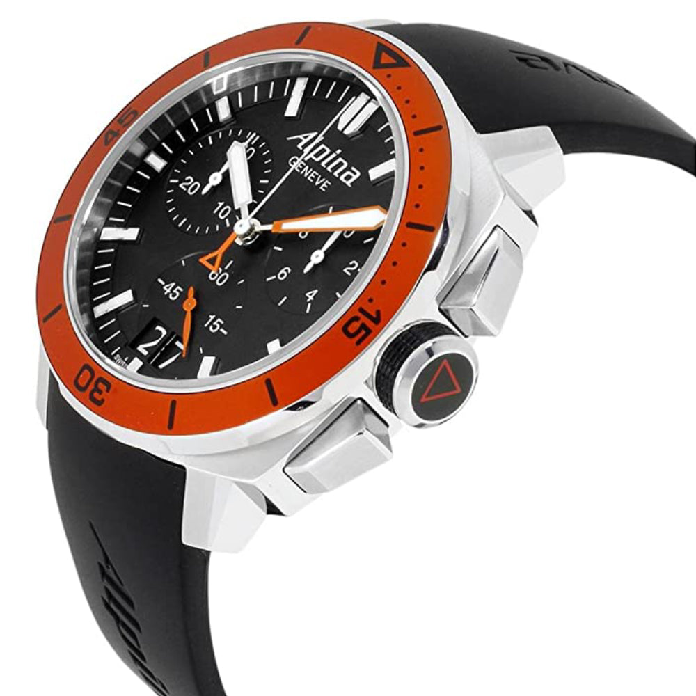 Alpina Men's Quartz Black Dial Watch - ALP-0003