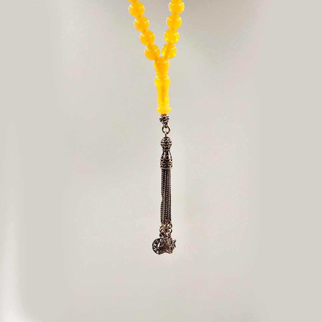 Yellow Rosary for Men - MSB-0036-YEL3