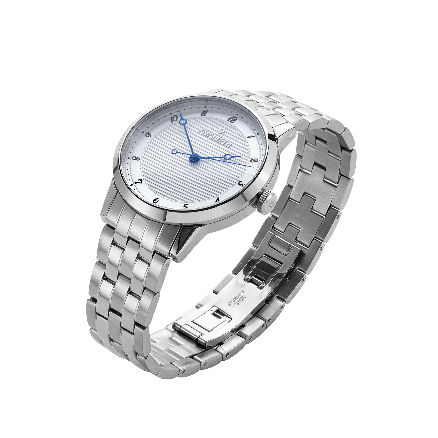 Avalieri Men's Quartz Silver Dial Watch - AV-2666D