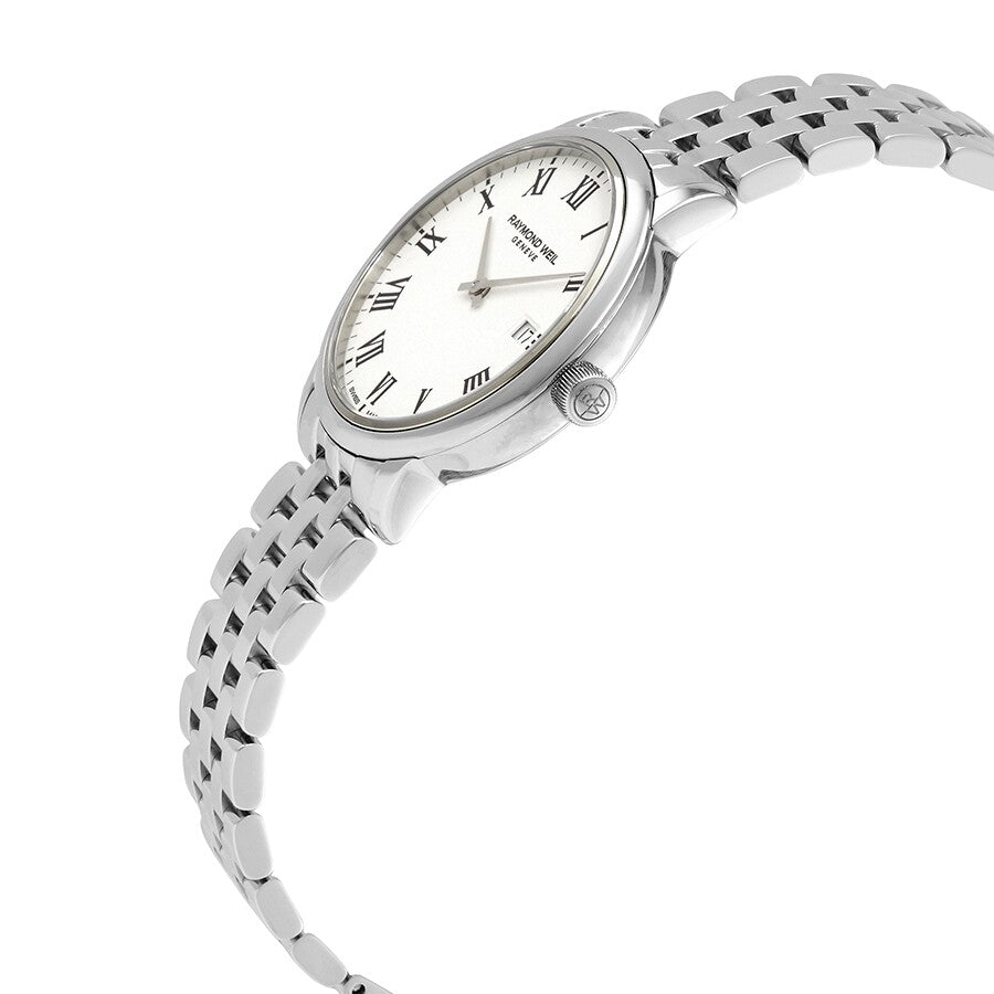 ريموند ويل توكاتا ساعة كلاسيك كوارتز للنساء بقرص أبيض RW-0364