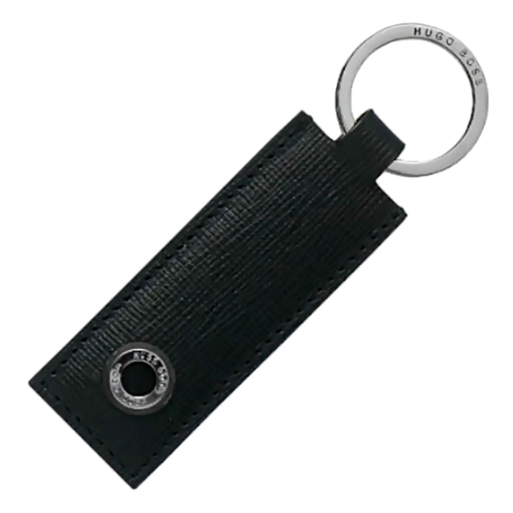 طقم (محفظة، قلم وسلسلة مفاتيح) باللون الأسود للرجال من هوغو بوس - HBSET-0003(PEN+KEYRING+C/H)