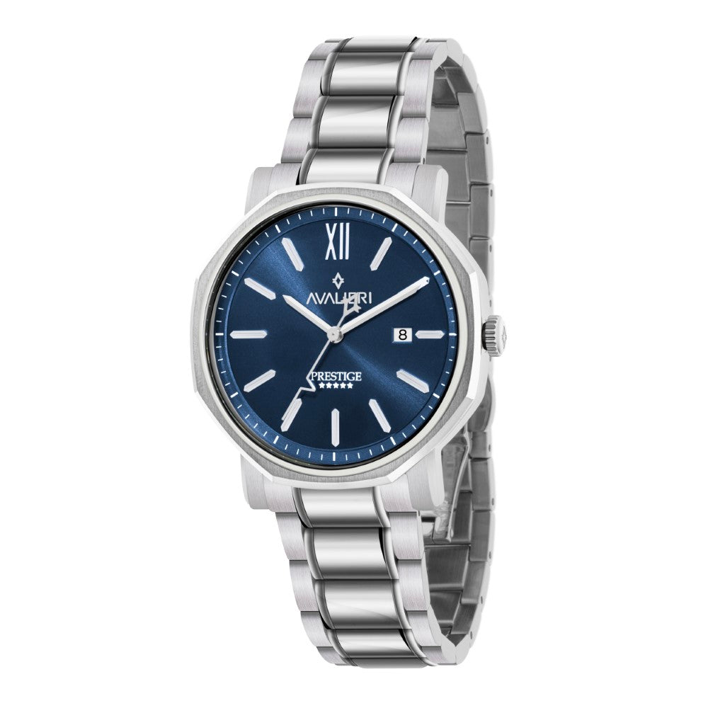 Avalieri Prestige Men's Quartz Blue Dial Watch - AP-0144