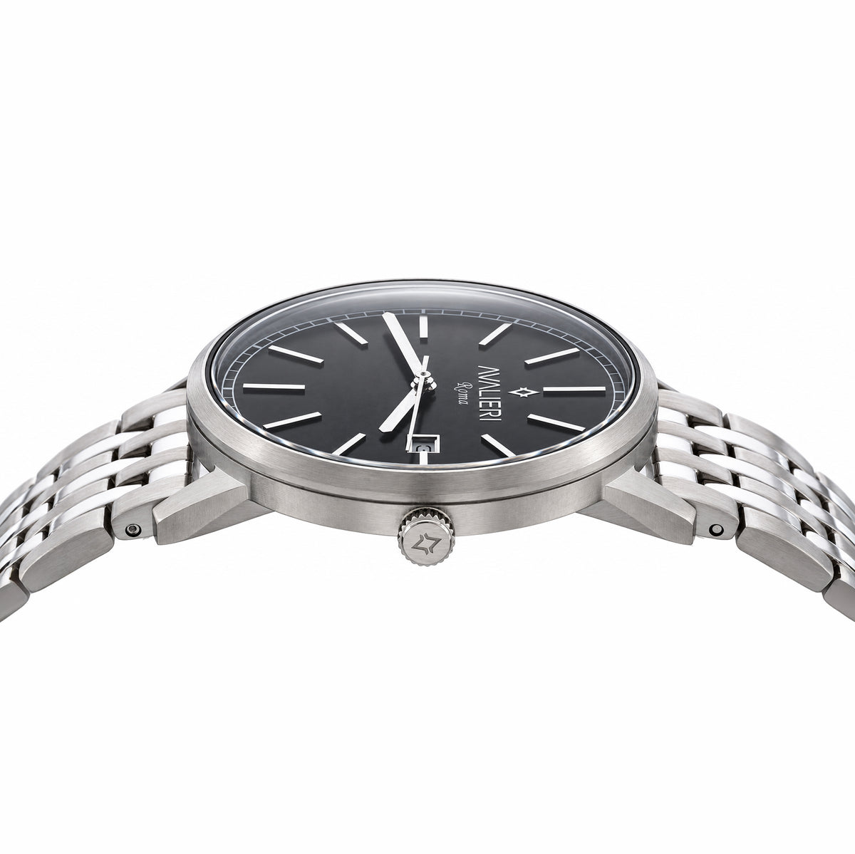 Avali Men's Quartz Watch with Black Dial - AV-2698B