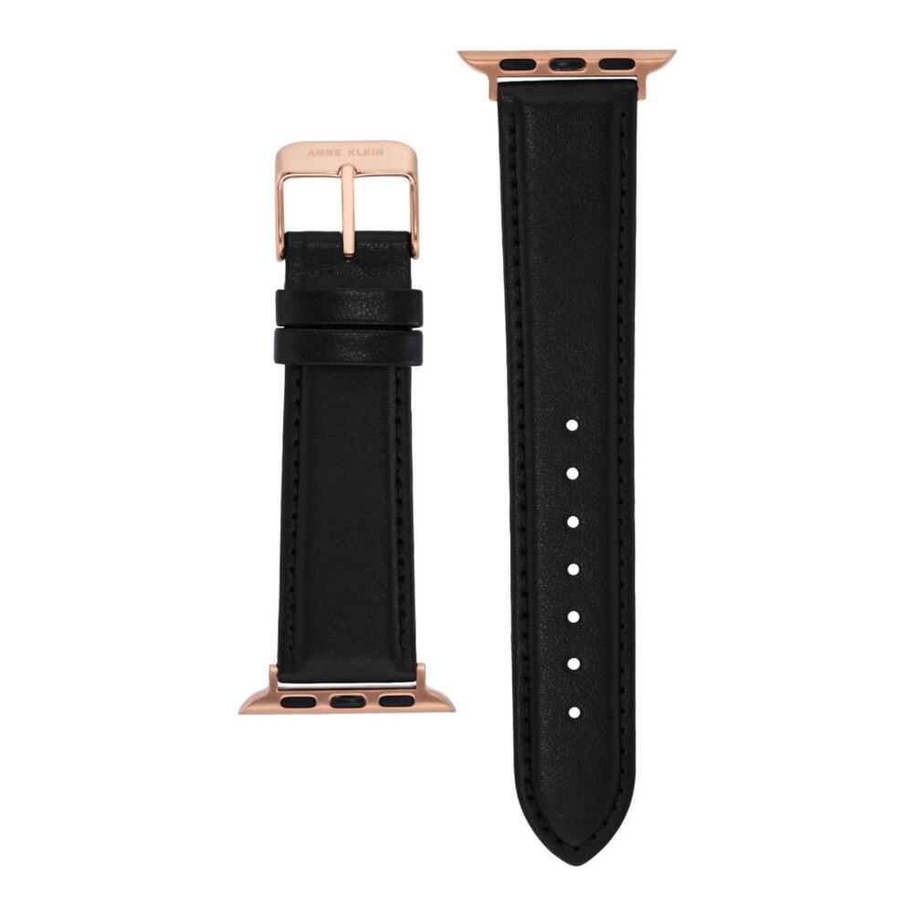 Anne Klein Black Replacement Band for Apple Watch for Men and Women - AAC-A001/AAC-A003