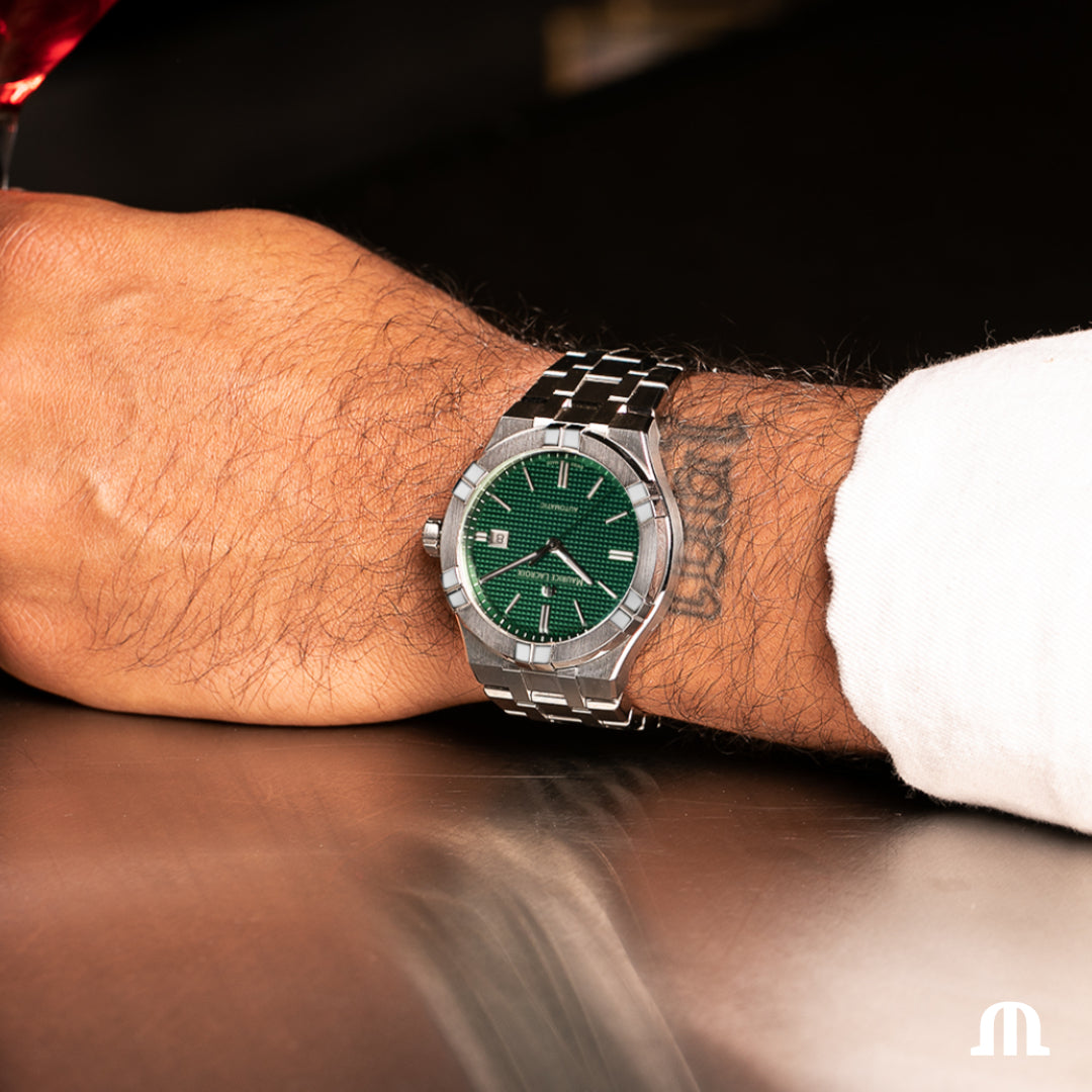 Maurice Lacroix Men's Icon Green Dial Watch MLC-0015