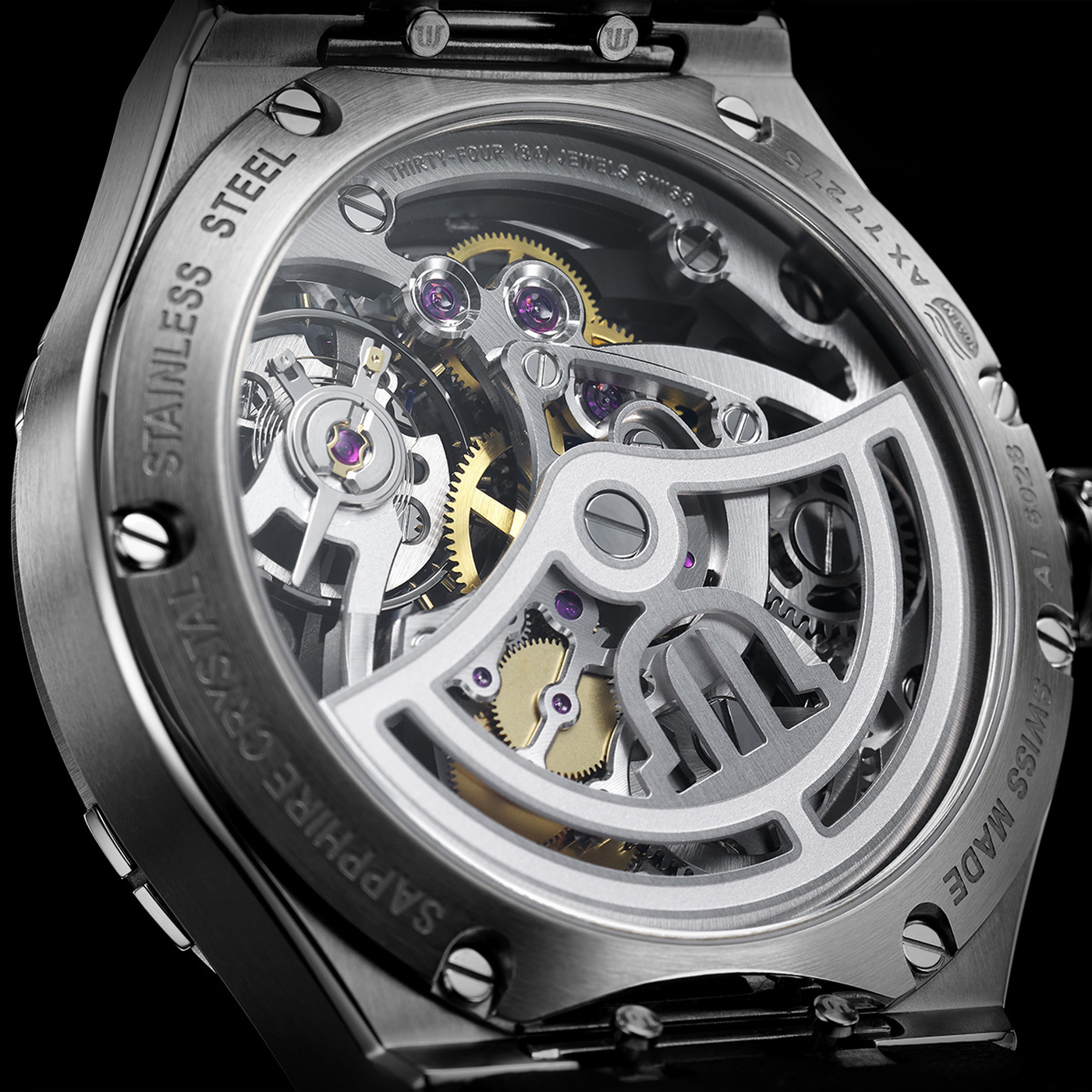 Maurice Lacroix Icon Skeleton Silver Dial Watch MLC-0037