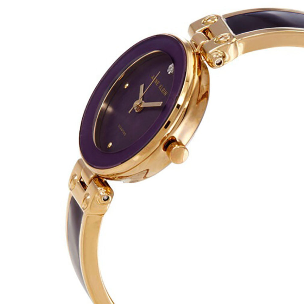 Anne Klein Women's Quartz Watch, Purple Dial - AK-0161