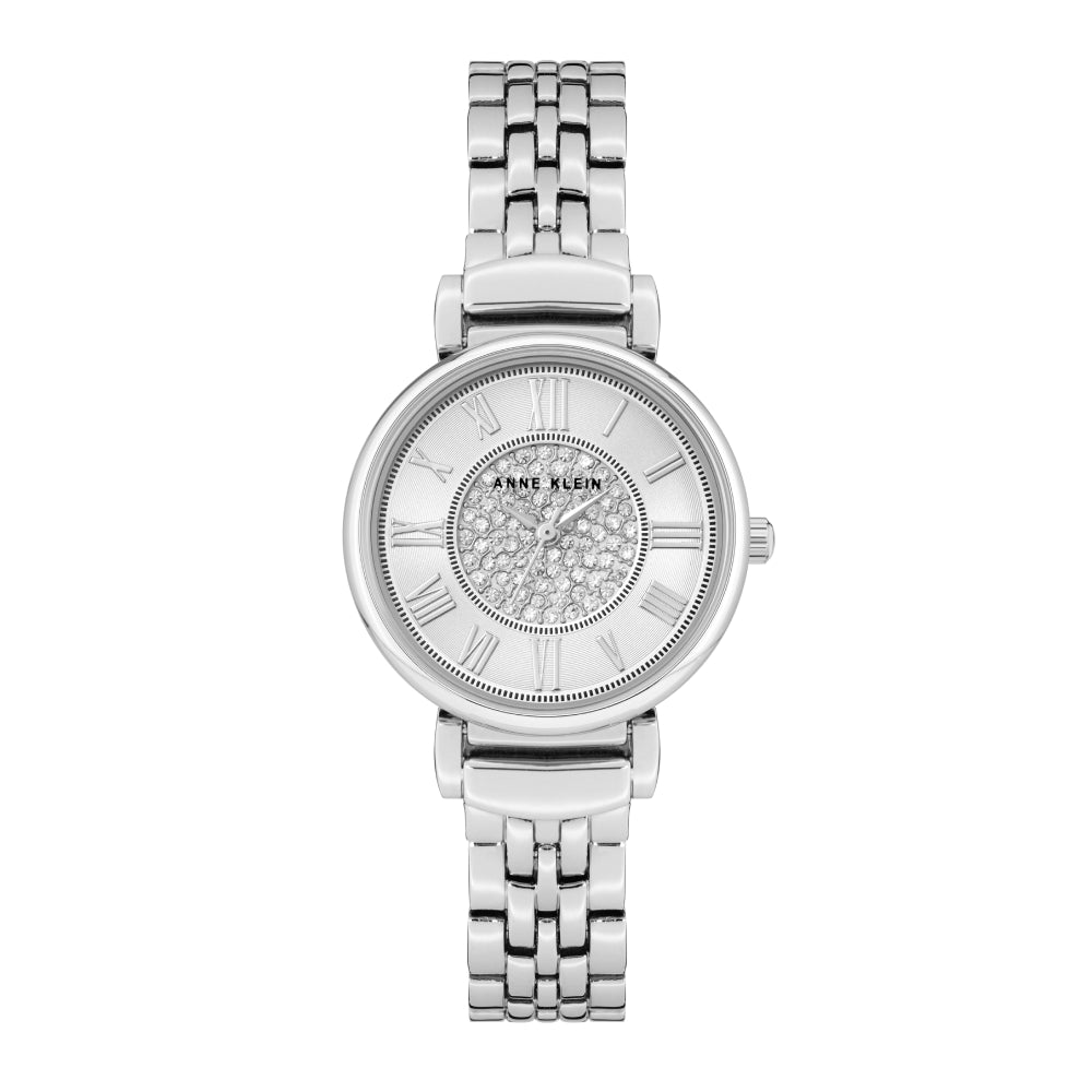 Anne Klein Women's Quartz Watch, Silver Dial - AK-0261