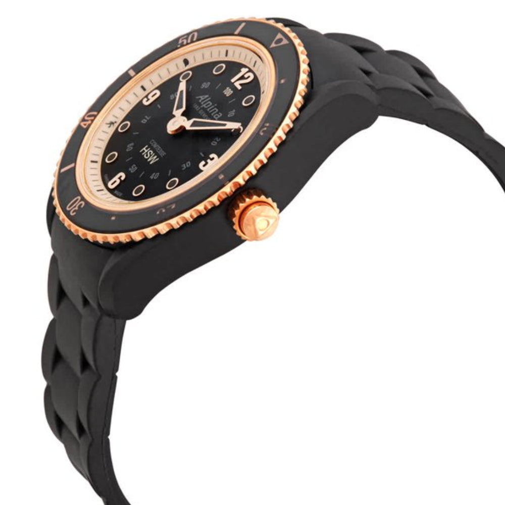 Alpina Women's Quartz Black Dial Watch - ALP-0027