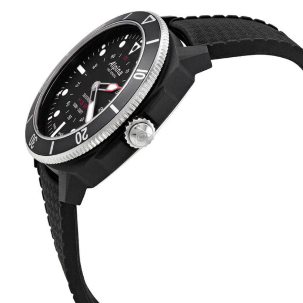Alpina Men's Quartz Watch, Black Dial - ALP-0029
