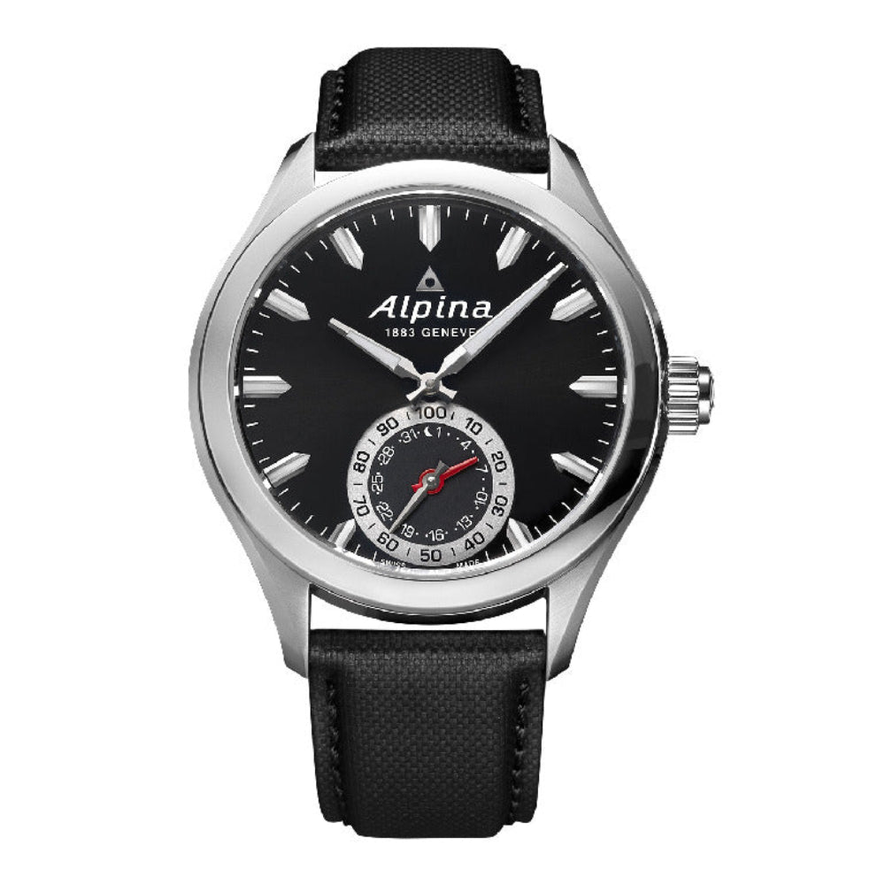 Alpina Men's Quartz Black Dial Watch - ALP-0001