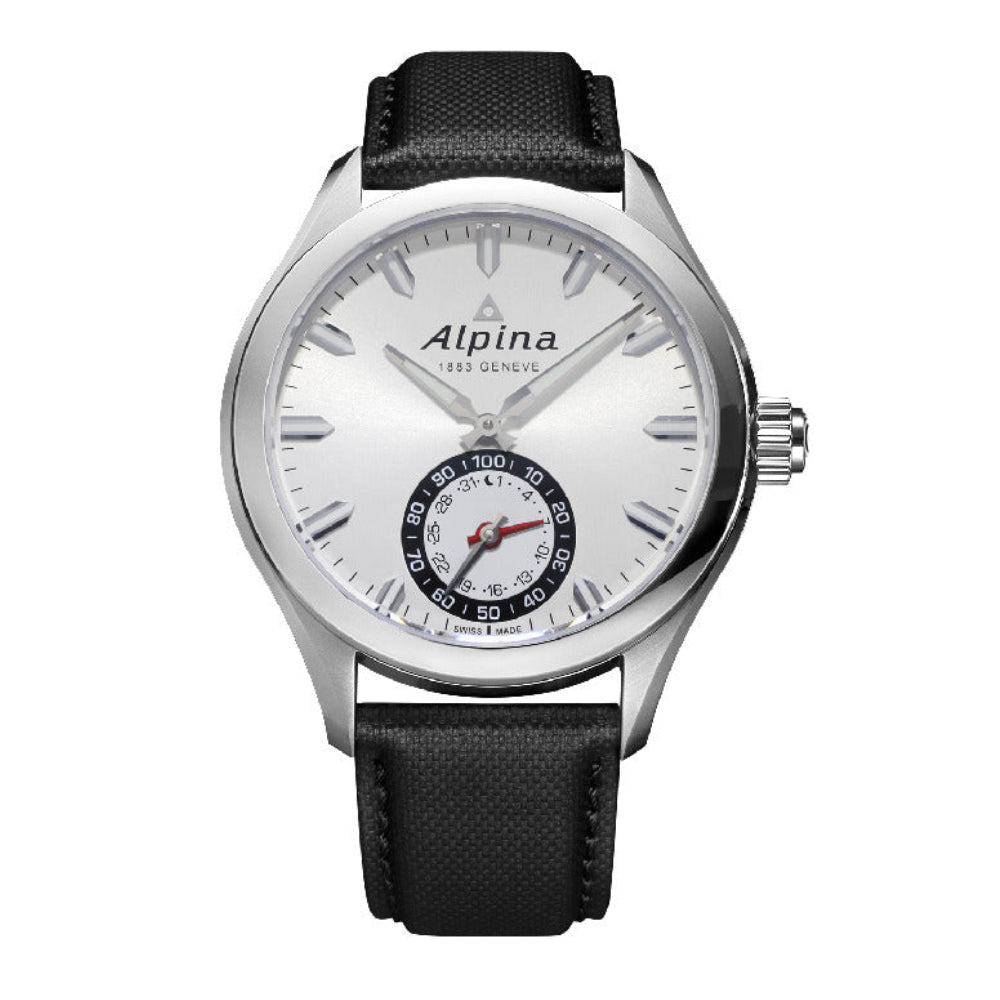 Alpina Men's Quartz Watch, Silver Dial - ALP-0002