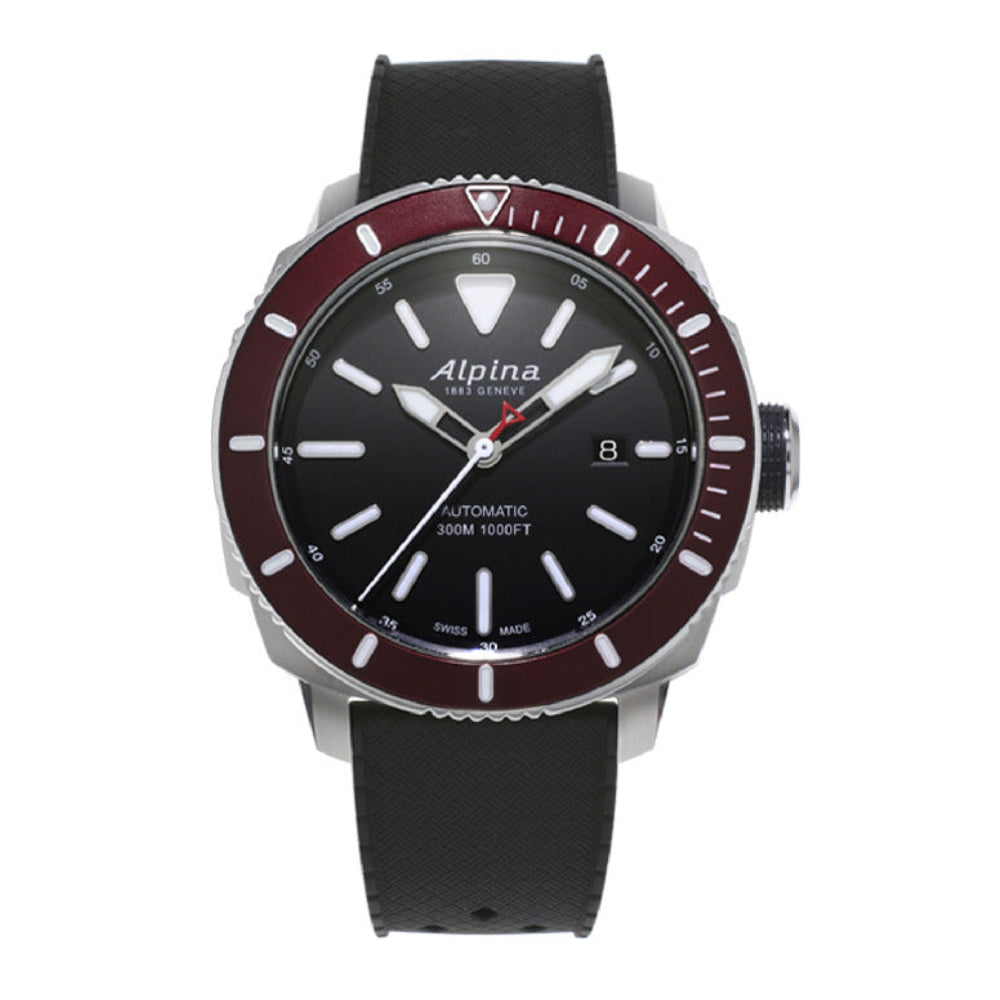 Alpina Men's Watch Automatic Movement Black Dial - ALP-0005