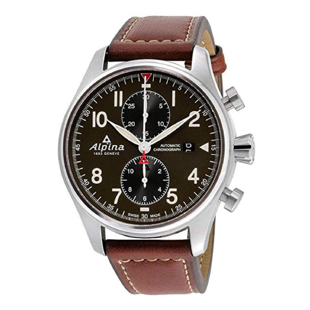 Alpina Men's Automatic Movement Green Dial Watch - ALP-0008