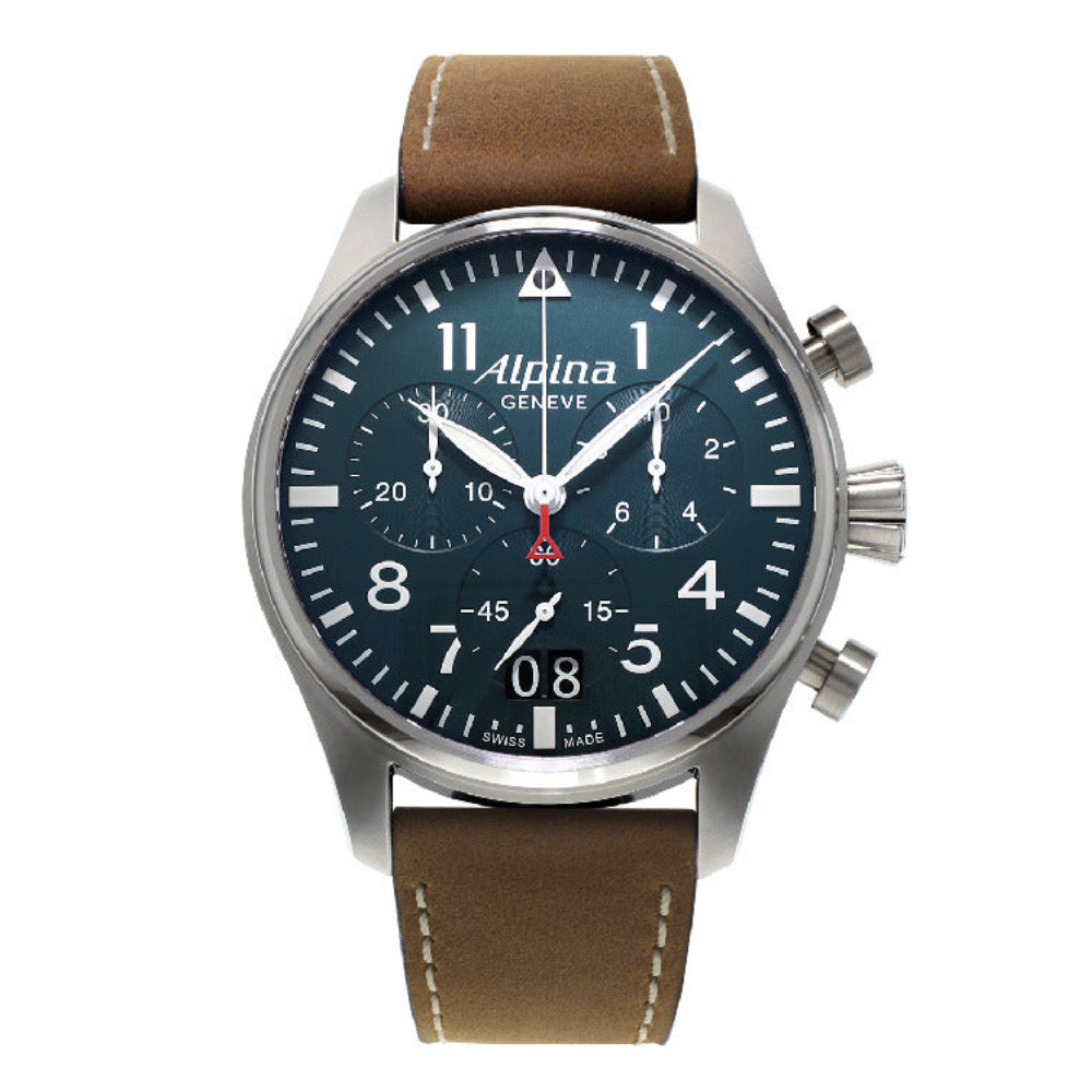 Alpina Men's Quartz Blue Dial Watch - ALP-0017