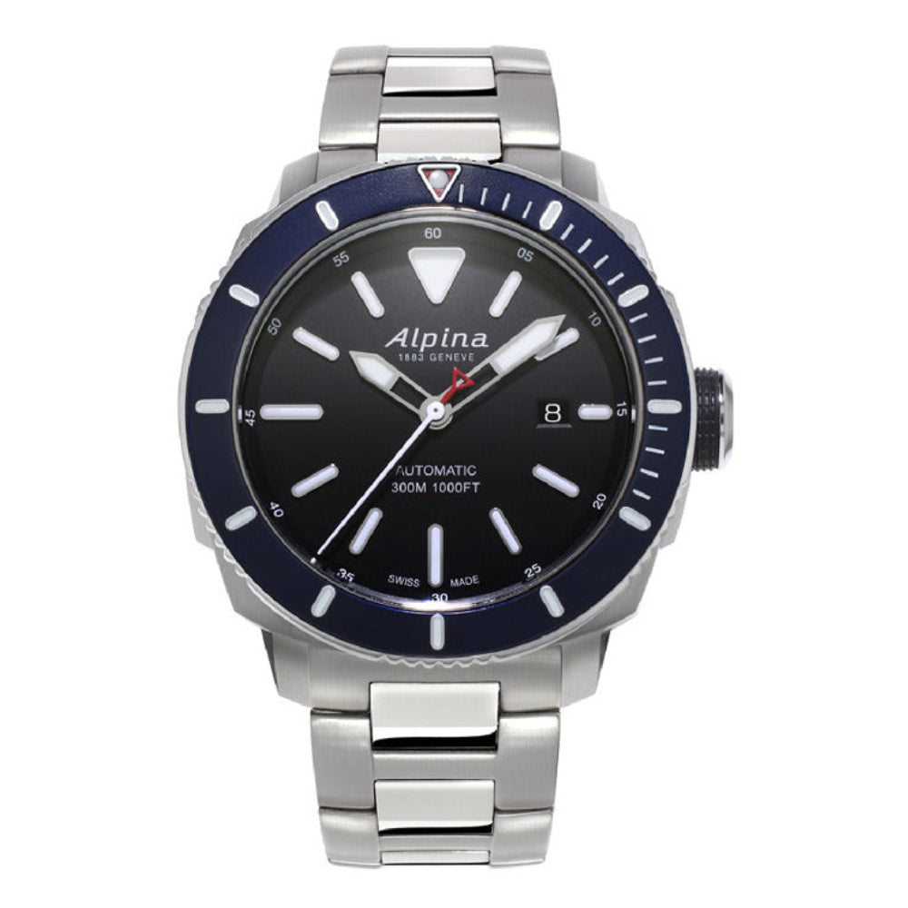 Alpina Men's Watch Automatic Movement Black Dial - ALP-0021