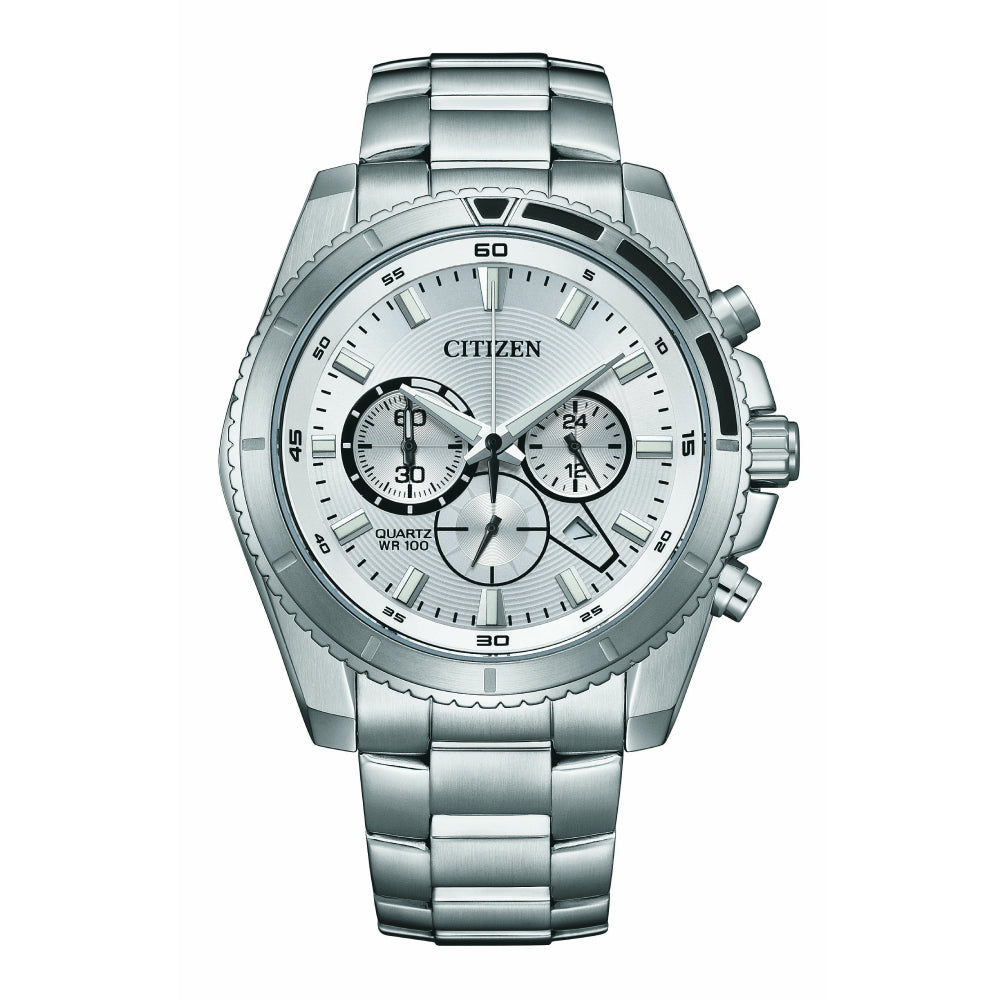 Citizen Men's Quartz Watch with Silver Dial - CITC-0004