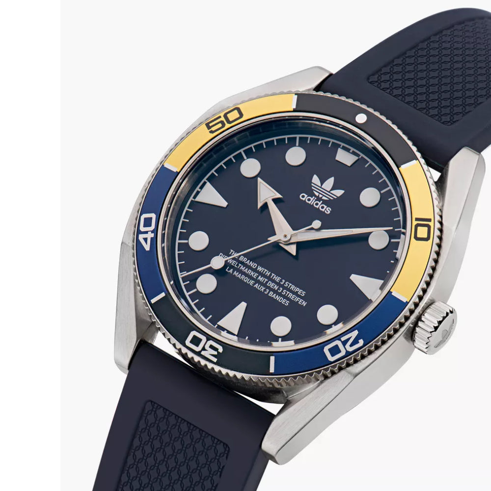 Adidas Men's Quartz Blue Dial Watch - ADS-0005