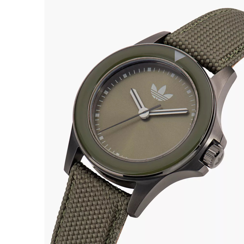 Adidas Men's Quartz Green Dial Watch - ADS-0012