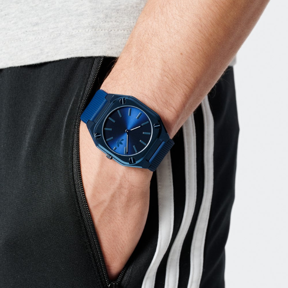 Adidas watch for men and women, quartz movement, blue dial - ADS-0126
