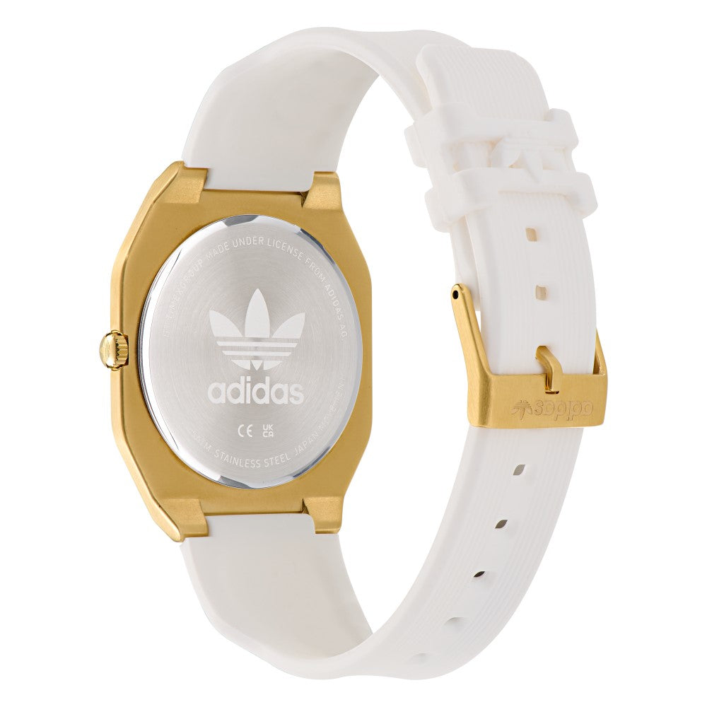 Adidas watch for men and women, quartz movement, silver dial - ADS-0128