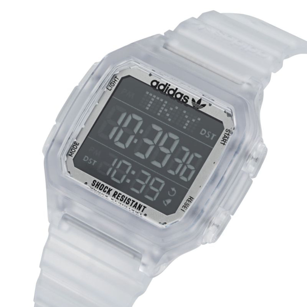Adidas Men's Digital Black Dial Watch - ADS-0030