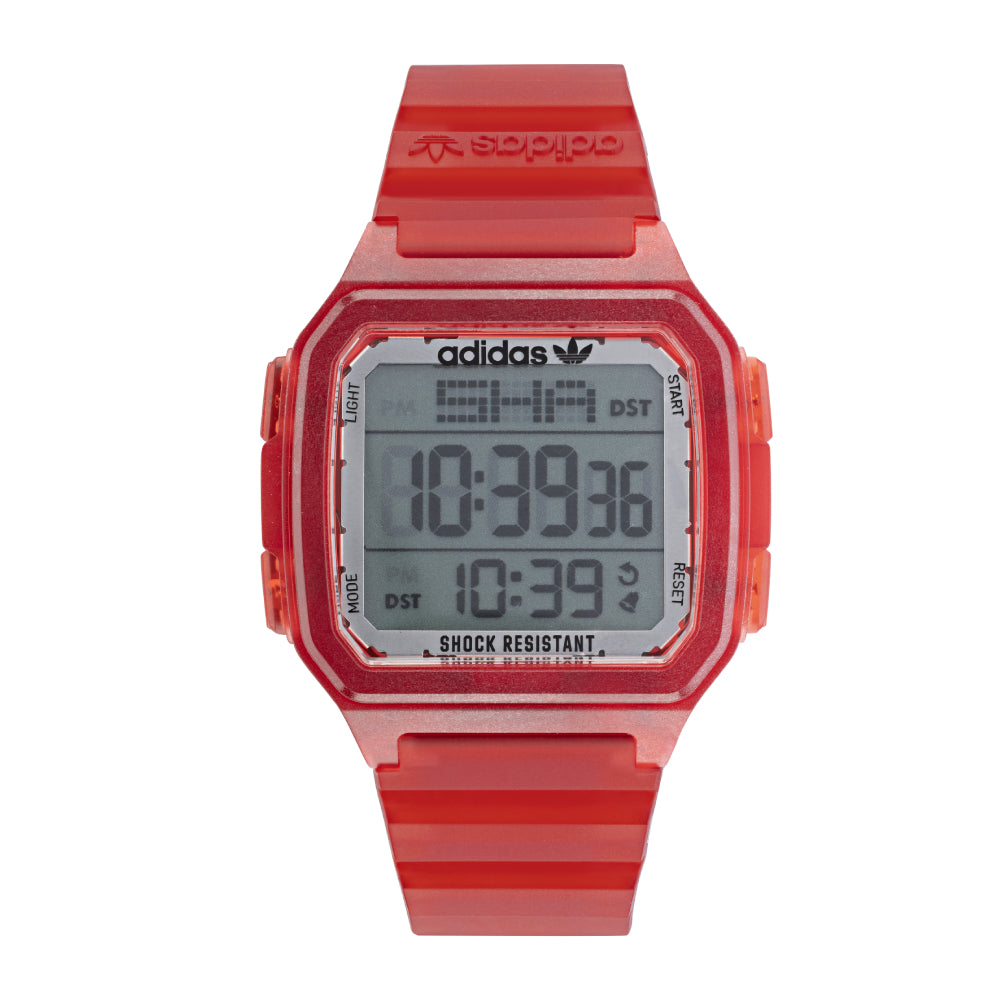 Adidas Watch for Men and Women, Digital Movement, Gray Dial - ADS-0086