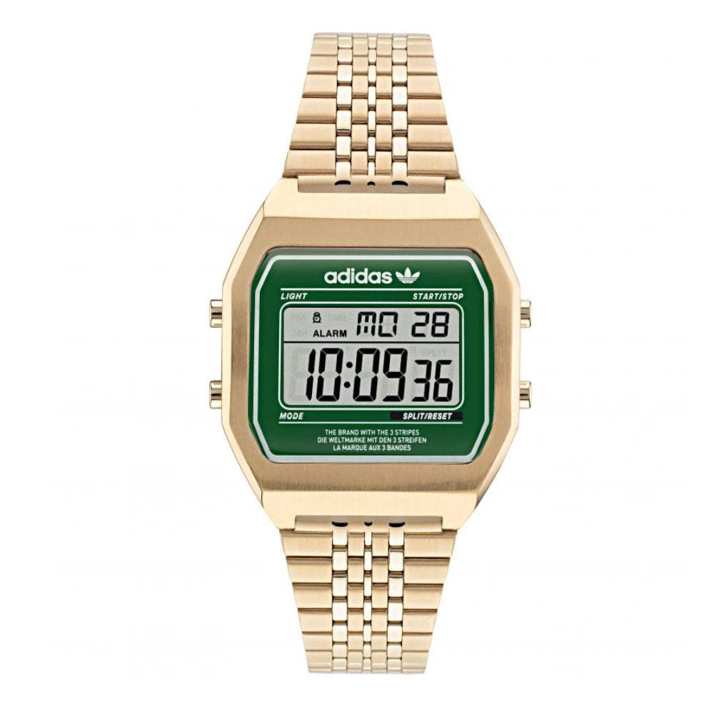 Adidas Men's and Women's Digital Green Dial Watch - ADS-0032