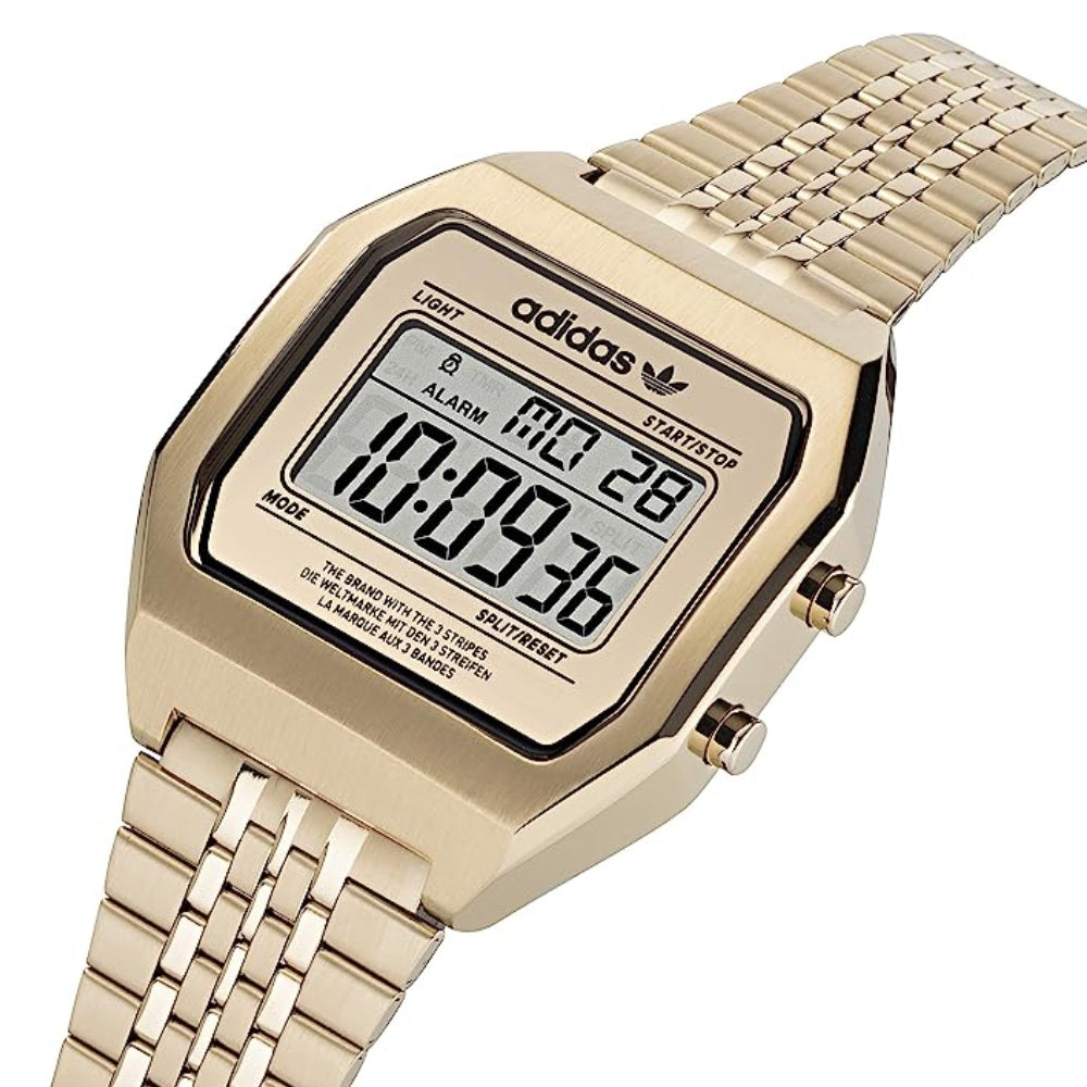 Watch for men and women digital movement gold dial color ADS 0035