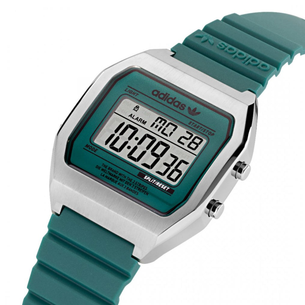 Adidas Men's and Women's Digital Green Dial Watch - ADS-0037