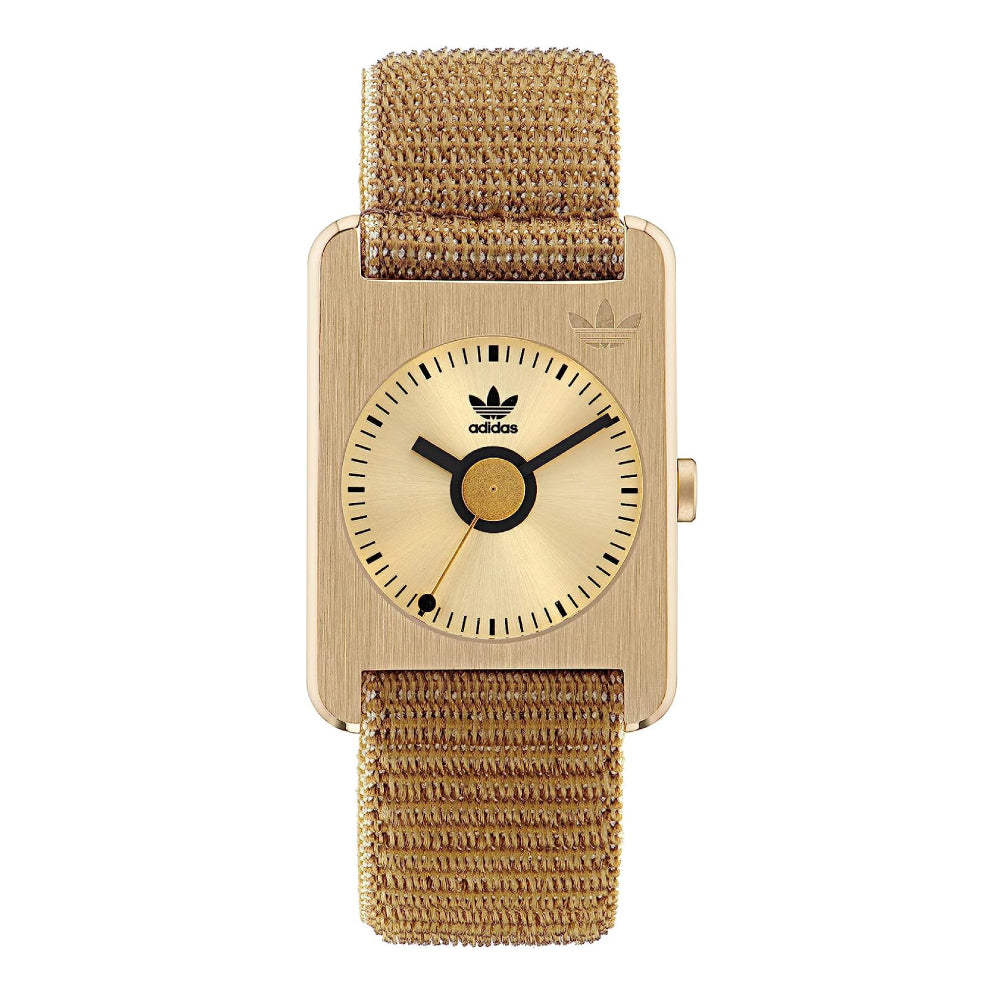 Adidas Men's and Women's Quartz Watch, Gold Dial - ADS-0039