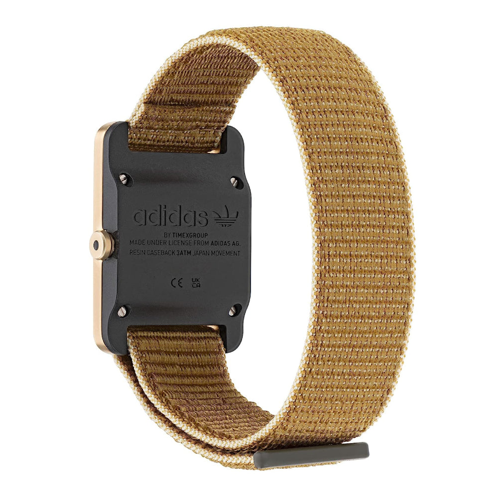 Adidas Men's and Women's Quartz Watch, Gold Dial - ADS-0039