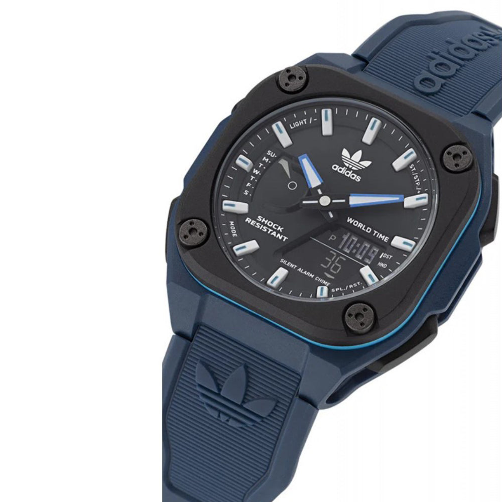 Adidas Men's Quartz/Digital Blue Dial Watch - ADS-0047