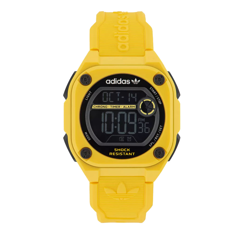 Adidas Men's Digital Black Dial Watch - ADS-0072