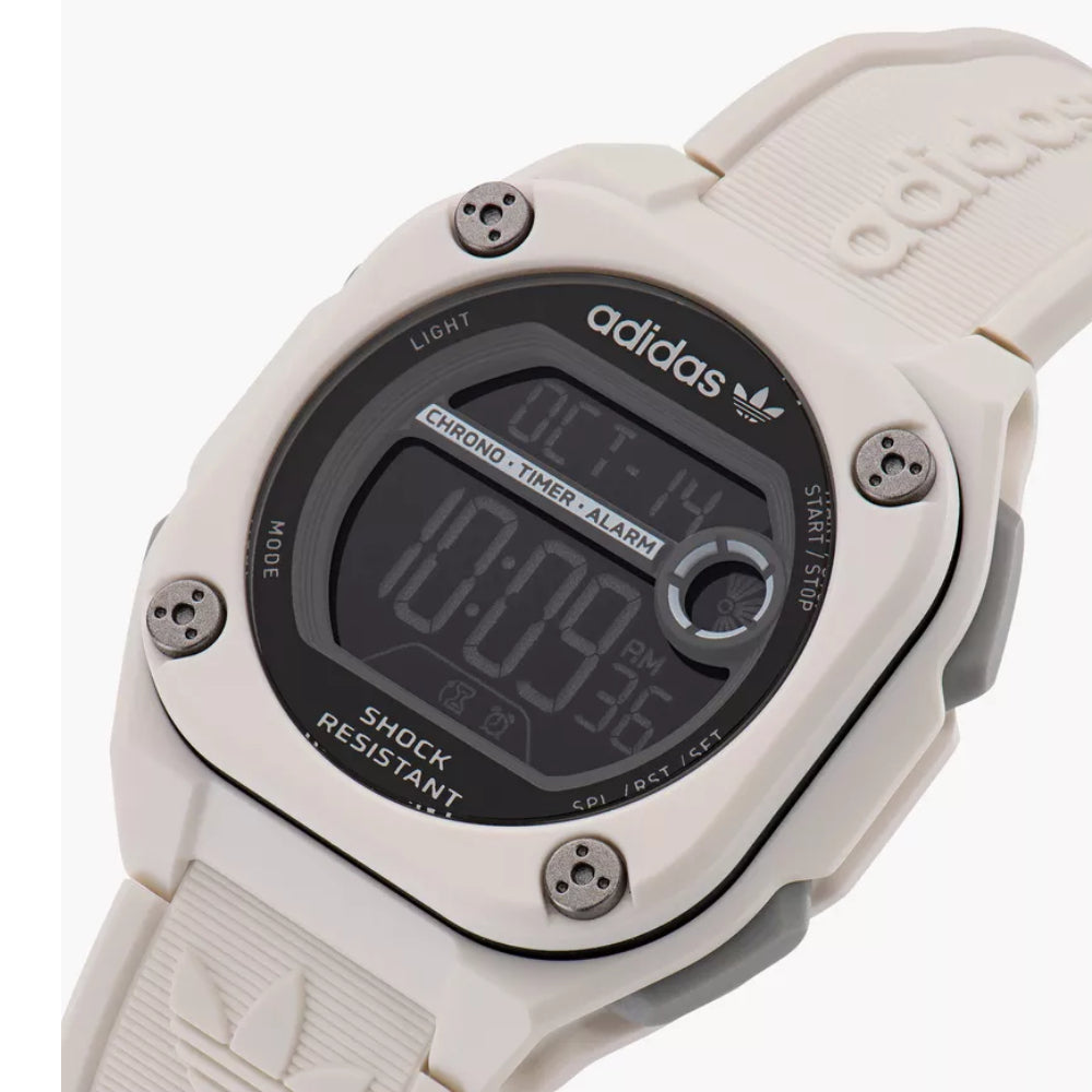 Adidas Men's Digital Black Dial Watch - ADS-0074