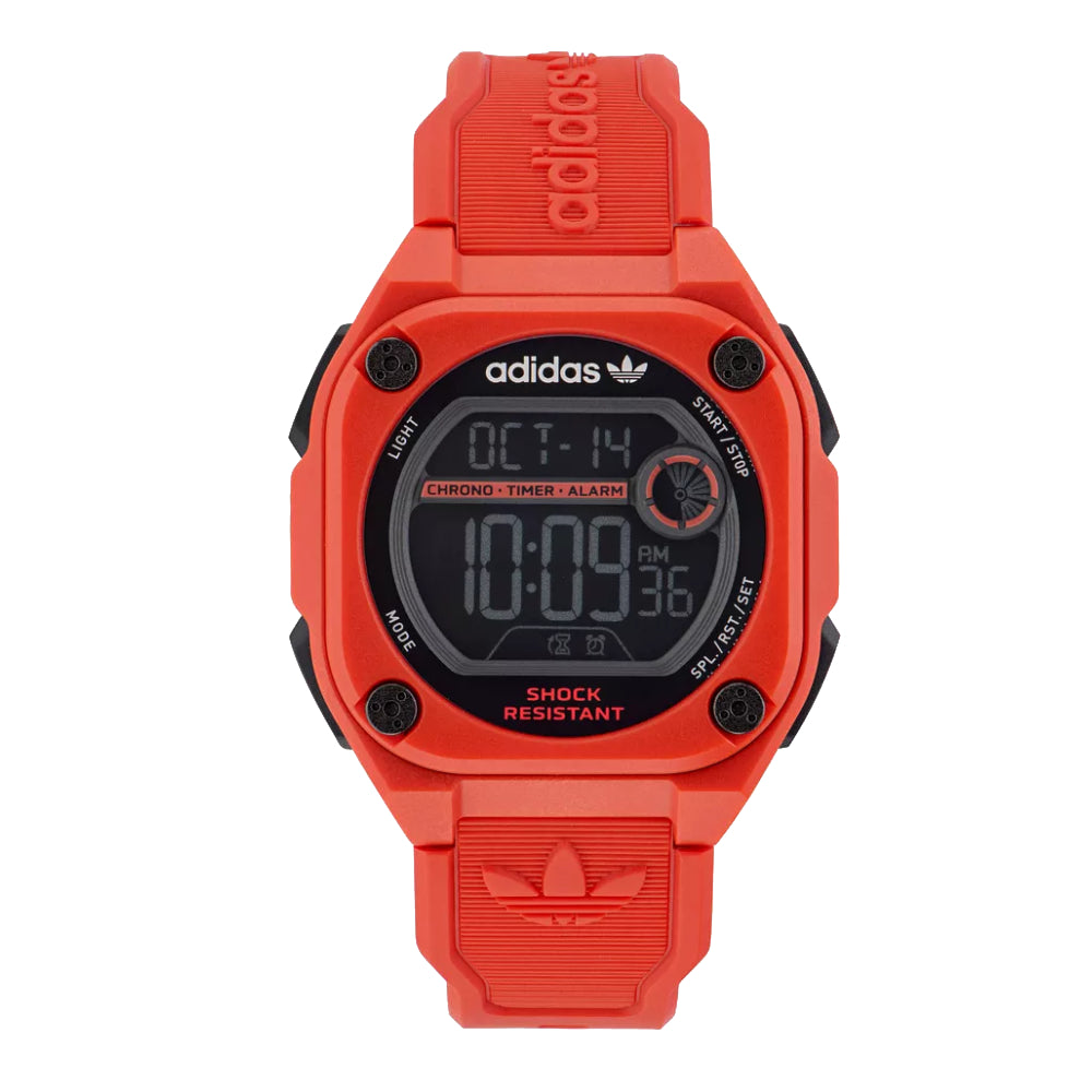 Adidas Men's Digital Black Dial Watch - ADS-0075