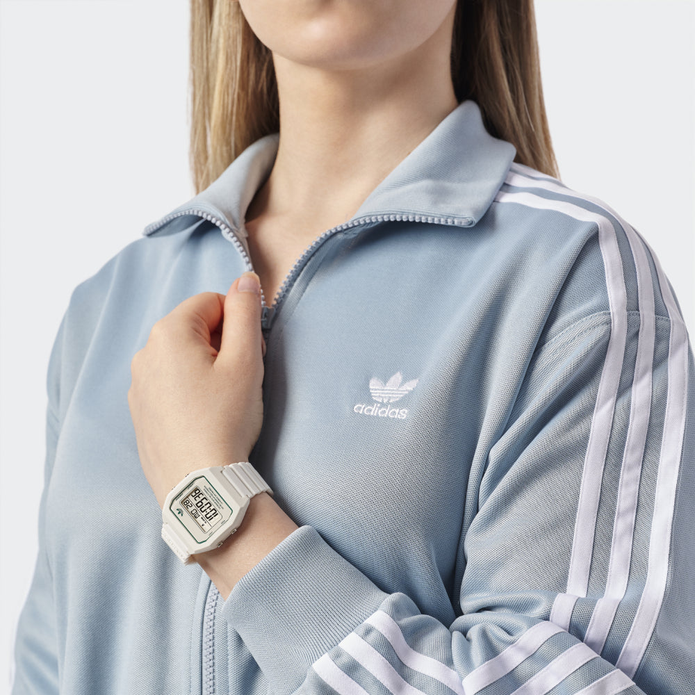 Adidas Watch for Men and Women, Digital Movement, White Dial - ADS-0098