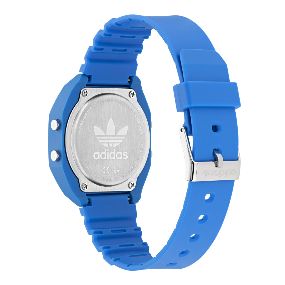 Adidas Watch for Men and Women, Digital Movement, Blue Dial - ADS-0100