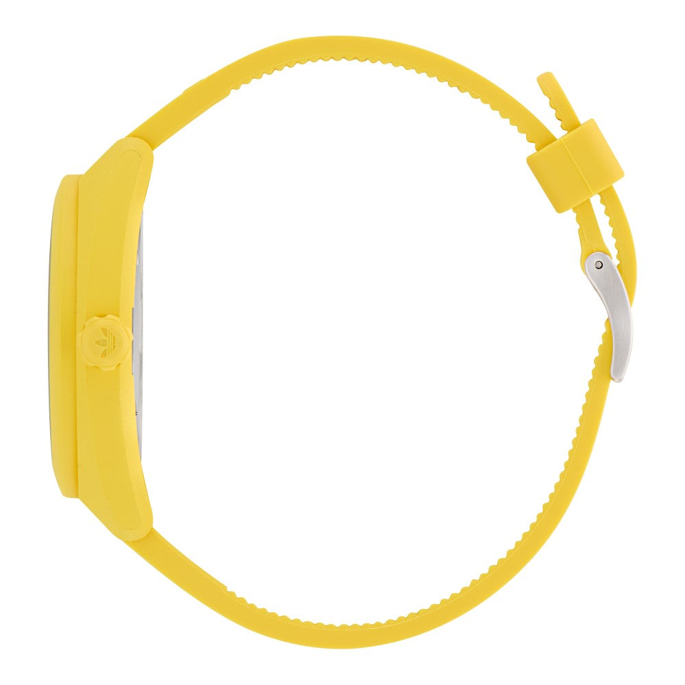 Adidas watch for men and women, quartz movement, yellow dial - ADS-0134