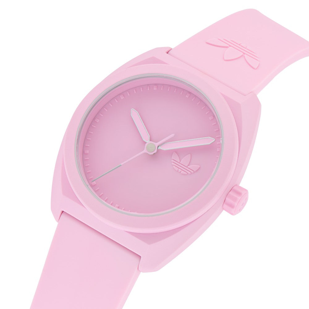 Adidas watch for men and women, quartz movement, pink dial - ADS-0136
