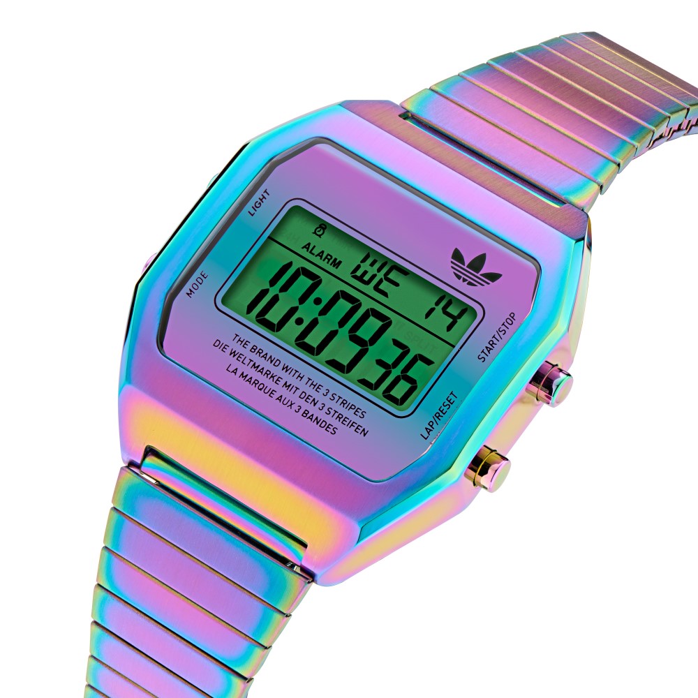 Adidas Watch for Men and Women with Digital Movement and Iridescent Dial - ADS-0137