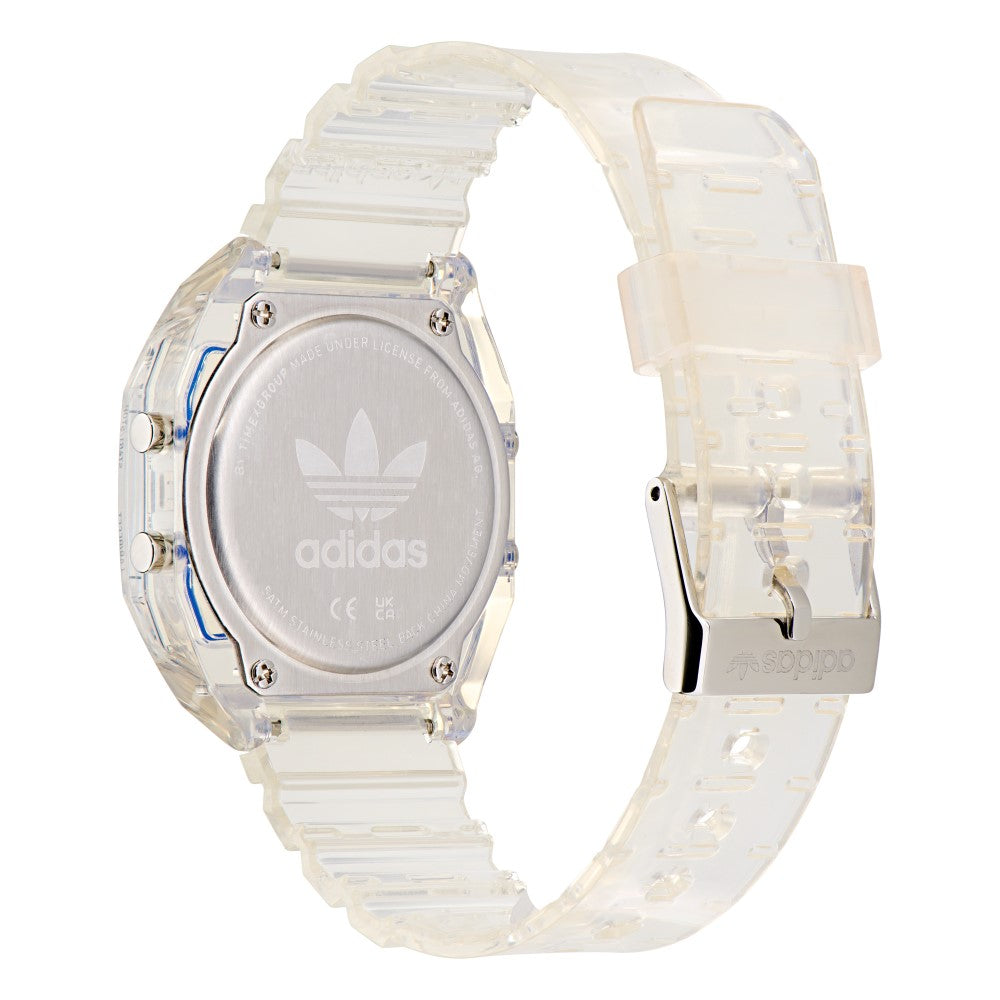 Adidas Watch for Men and Women, Digital Movement, Gray Dial - ADS-0139