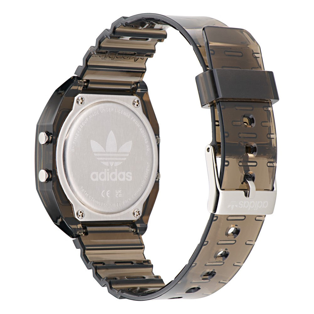 Adidas Watch for Men and Women, Digital Movement, Black Dial - ADS-0140