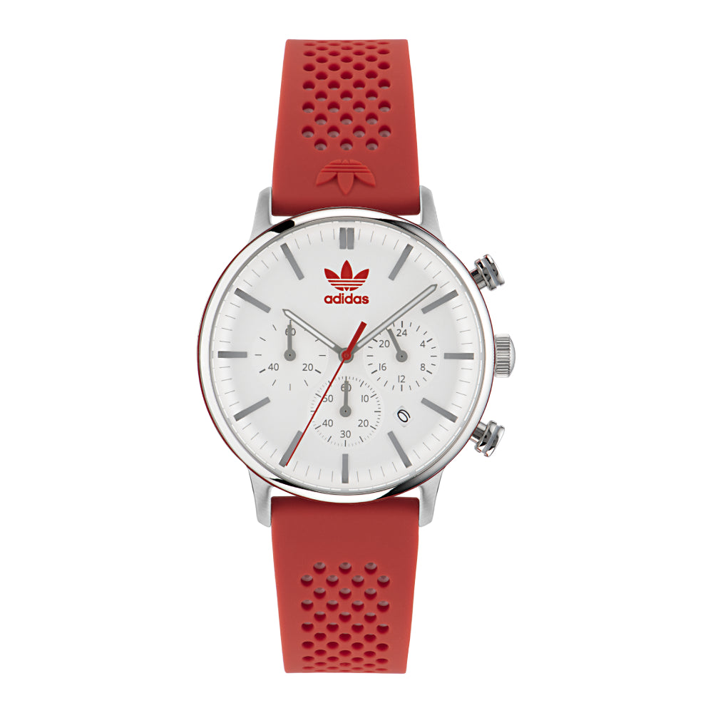 Adidas Watch for Men and Women, Quartz Movement, White Dial - ADS-0111