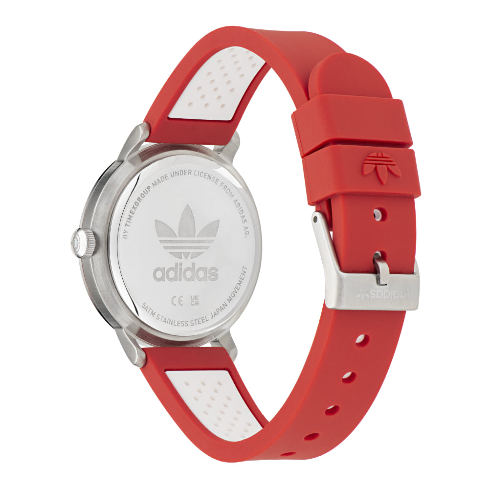 Adidas Watch for Men and Women, Quartz Movement, White Dial - ADS-0114