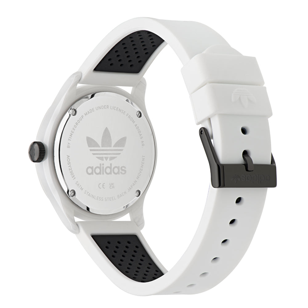 Adidas Watch for Men and Women, Quartz Movement, White Dial - ADS-0117