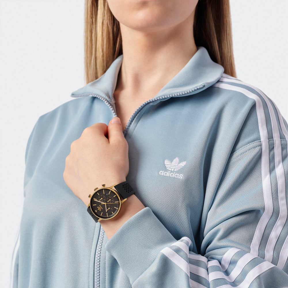 Adidas Watch for Men and Women, Quartz Movement, Black Dial - ADS-0118