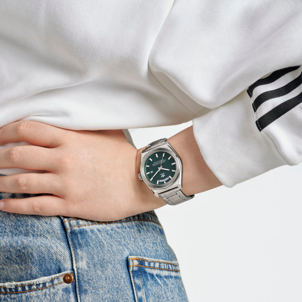 Adidas watch for men and women, quartz movement, green dial - ADS-0123