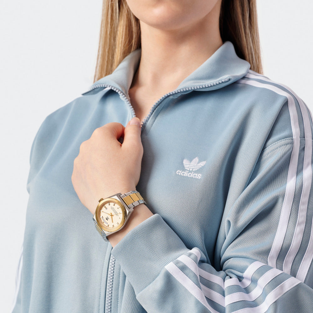 Adidas watch for men and women, quartz movement, gold dial - ADS-0125