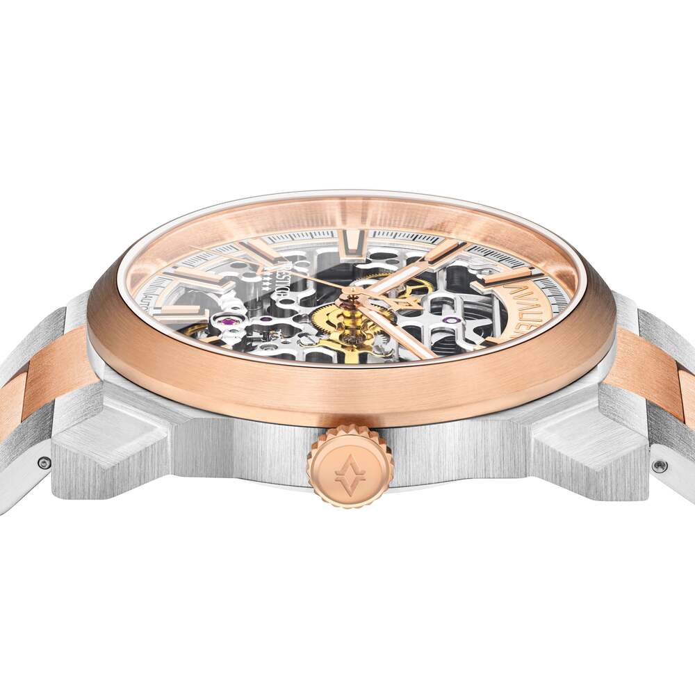 Avalieri Prestige Men's Swiss Automatic White Dial Watch - AP-0122